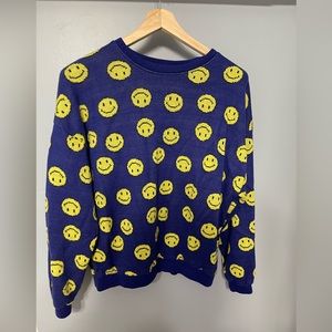 Korean Smiley Face Sweater